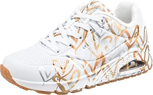 Skechers x JGoldcrown Uno weiß/gold (Damen)