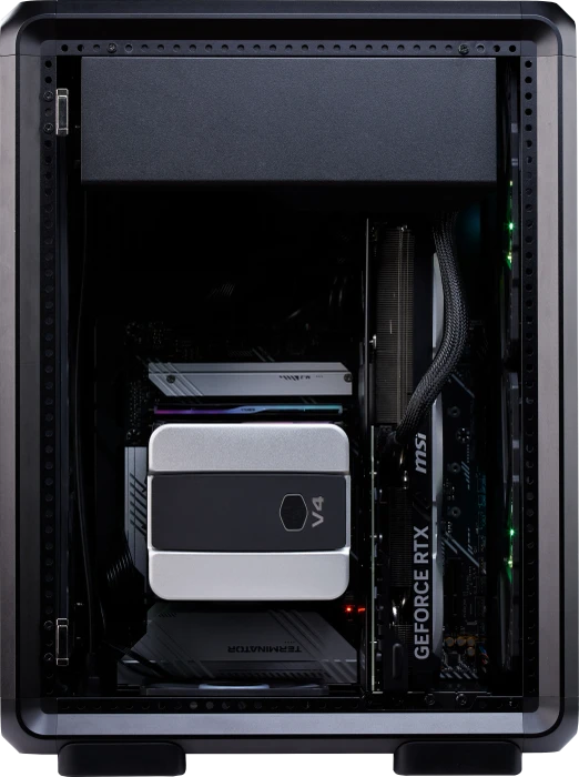 Cooler Master MasterFrame 400 Mesh, schwarz, Glasfenster