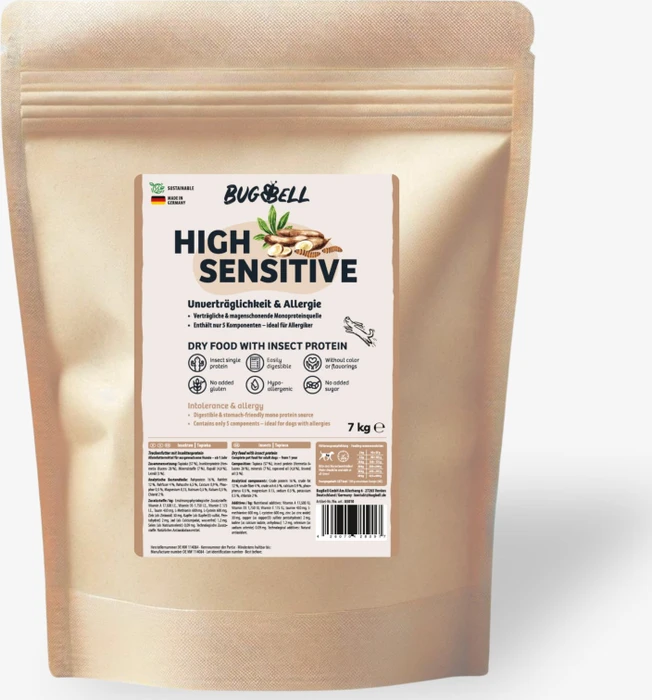 animonda BugBell Adult Trockenfutter HighSensitive, 7kg