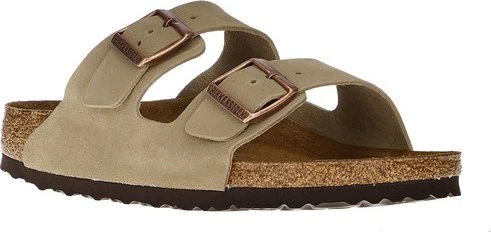 Birkenstock Arizona Veloursleder taupe (Damen)