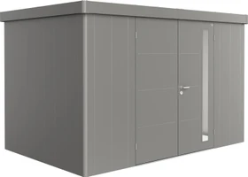 Biohort Neo 2D Gerätehaus mit Doppeltür quarzgrau-metallic
