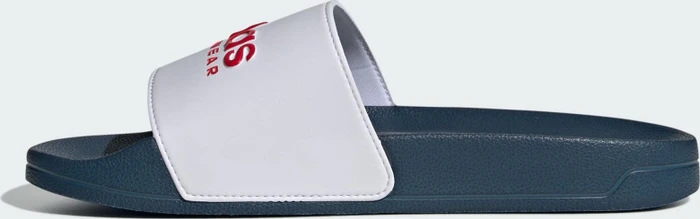 adidas Shower Adilette cloud white/better scarlet/team navy blue 2
