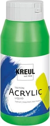 Kreul Solo Goya Triton Acrylic Acrylfarbe, gelbgrün, 750ml