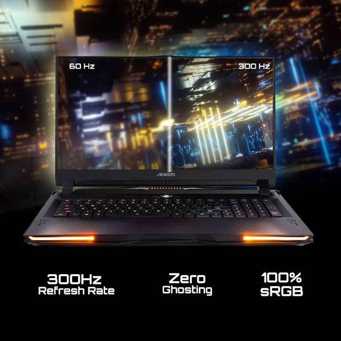 GIGABYTE AORUS 17X YD-94DE367SP, Core i9-11980HK, 64GB RAM, 1TB SSD, GeForce RTX 3080, DE
