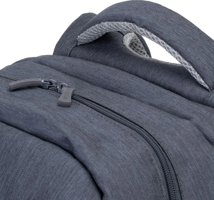 RivaCase Prater anti-theft Laptop Rucksack 17.3", Dark Grey