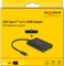 DeLOCK USB-C auf 2x HDMI Adapter mit USB PD, USB-C 3.0 [Stecker] Vorschaubild