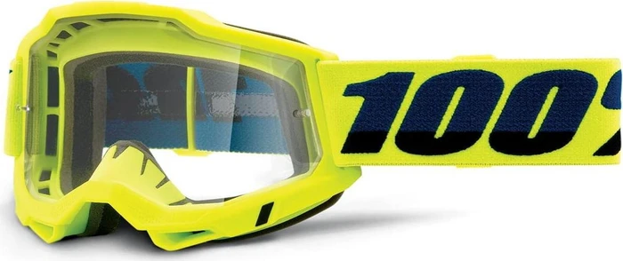 100% Accuri2 Schutzbrille fluo yellow/clear lens