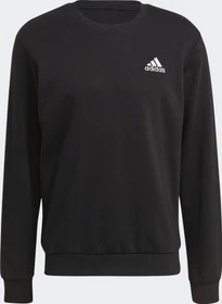 adidas Essentials Embroidered Small Logo Sweatshirt schwarz/weiß (Herren)