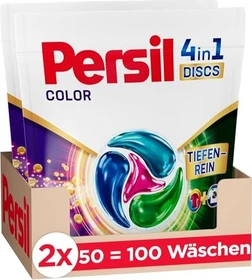 Persil Color Tiefenrein Disc Waschmittel, 100 Stück (2x 50 Stück)