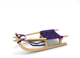Kathrein Jugend Touren Schlitten violett/schwarz (Junior)