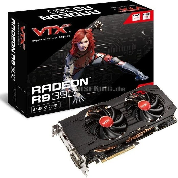VTX3D Radeon R9 390, 8GB GDDR5, 2x DVI, HDMI, DP