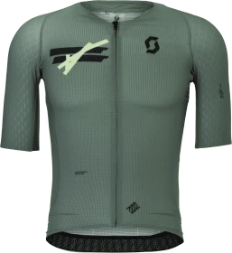 Scott Unlimited Aero Trikot kurzarm tranquil green (Herren)