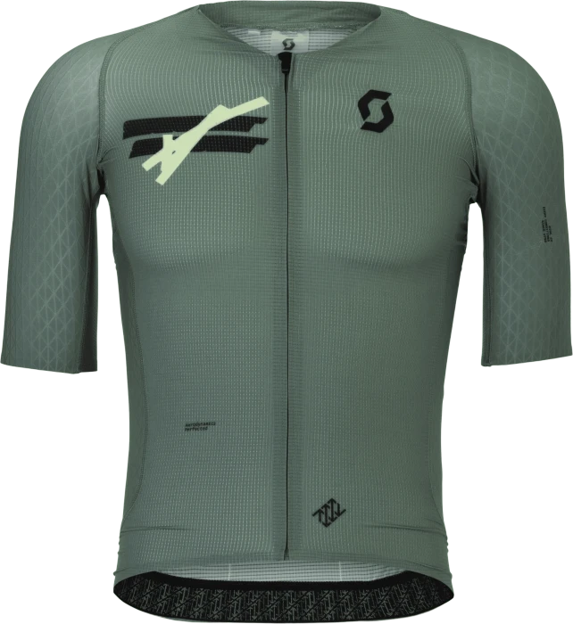 Scott Unlimited Aero Trikot kurzarm tranquil green (Herren)