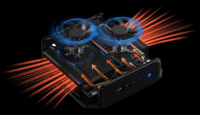 Minisforum Neptune HX80G, Ryzen 7 5800H, Radeon RX 6600M