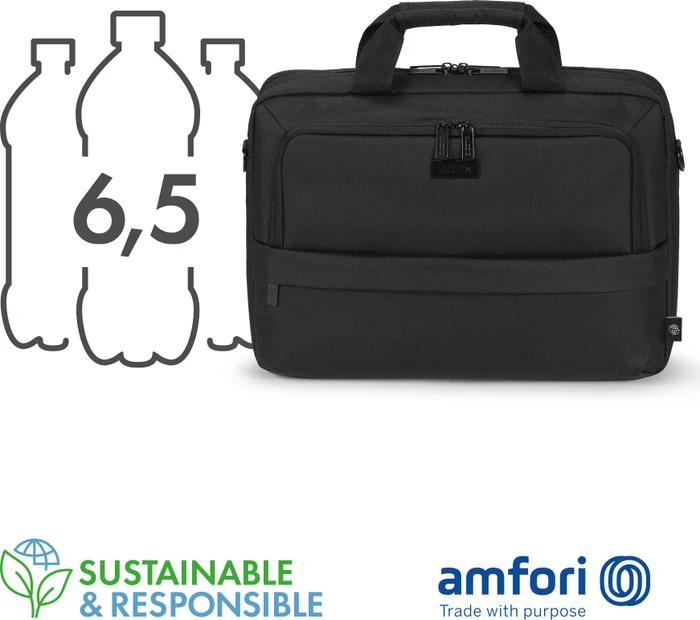 Dicota Eco Top Traveller Core 13-14.1" Laptoptasche, schwarz