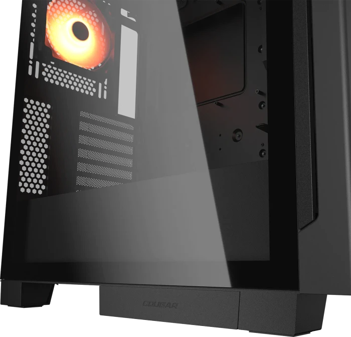 Cougar Airface ECO RGB, schwarz, Glasfenster