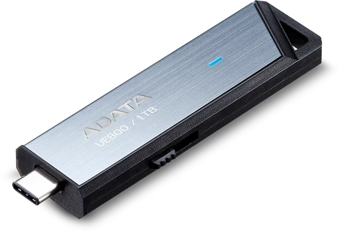ADATA UE800 1TB silber, USB-C, USB 3.2 Gen 2×1