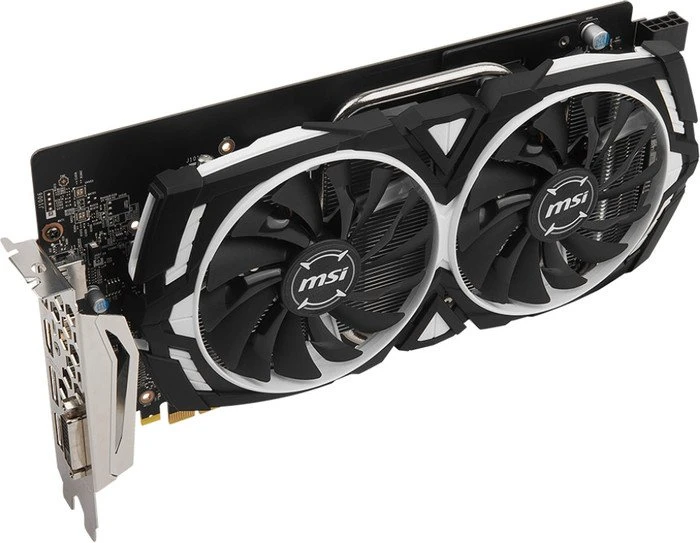 MSI GeForce GTX 1060 Armor 6G OC, 6GB GDDR5, DVI, HDMI, 3x DP