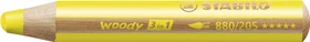 STABILO Woody 3in1 Wachsmalstift gelb
