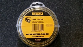 DeWalt DT20650 Trimmerfaden für Rasentrimmer, 2mm/15.2m
