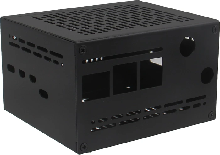 Geekworm Gehäuse für Raspberry Pi 5 X1202 Shield, schwarz