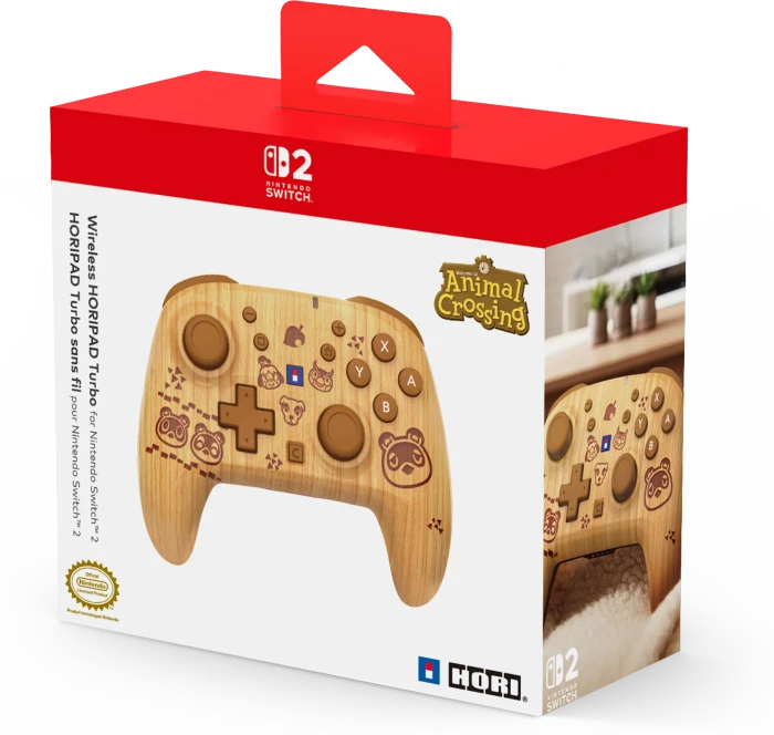 Hori Horipad Turbo Wireless Controller Animal Crossing (Switch 2/Switch)