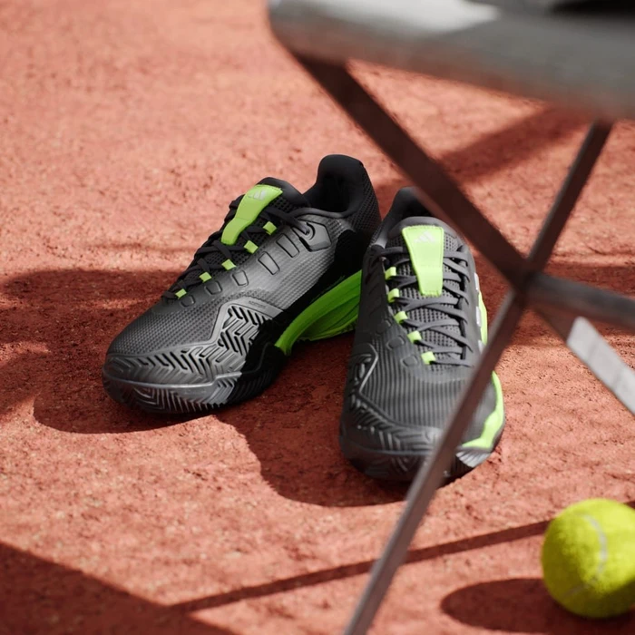 adidas Barricade 13 Clay core black/zero metalic/lucid lemon (Herren)