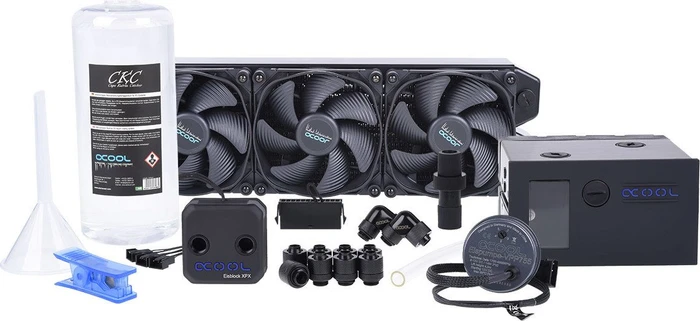 Alphacool Eissturm Blizzard Copper 45 3x120mm Komplettset