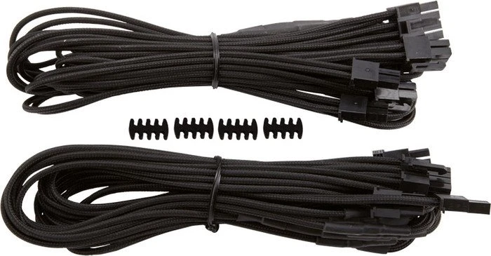 Corsair PSU Cable Type 4 - PCIe Cables with Single Connector - Gen3, schwarz