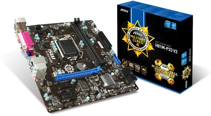 MSI H81M-P33 V2 (Intel 1150)