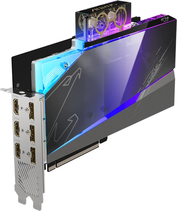GIGABYTE AORUS GeForce RTX 3080 Xtreme Waterforce WB 10G (Rev. 1.0), 10GB GDDR6X, 3x HDMI, 3x DP