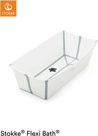 Stokke Flexi Bath faltbare Badewanne XL white/grey