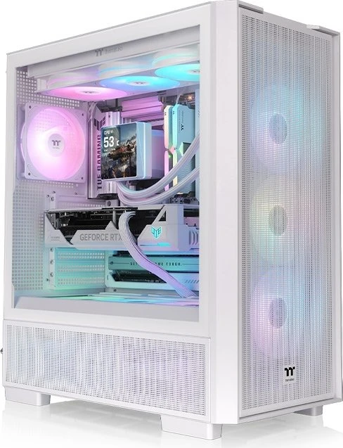 Thermaltake S380 TG ARGB Snow, Glasfenster