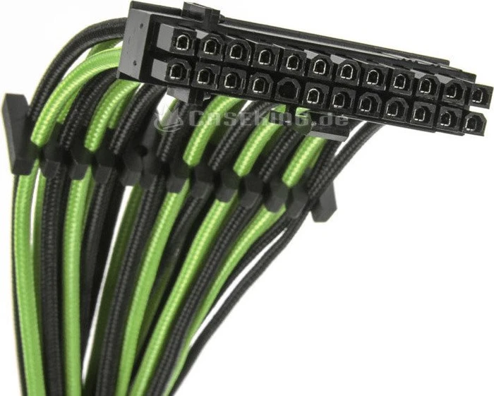 BitFenix Alchemy 2.0 BQT-SP11-Series Kabel Kit für Netzteile, schwarz/grün