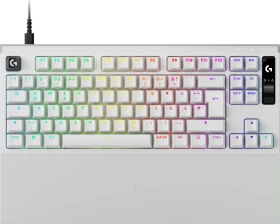 Logitech G PRO X2 TKL Rapid, weiß, KS-20 Magnetic Analog, USB, ND (920-014095)