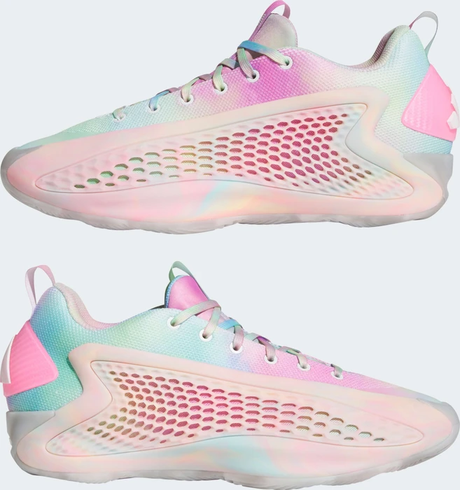 adidas Anthony Edwards 1 Low cloud white/acid orange/bliss pink