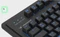 KeySonic KSK-8202ELU-T Full-Size Tastatur mit Trackball, schwarz, LEDs blau, USB, UK Vorschaubild