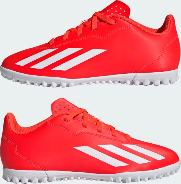 adidas X Crazyfast Club TF solar red/cloud white/team solar yellow 2 (Junior)