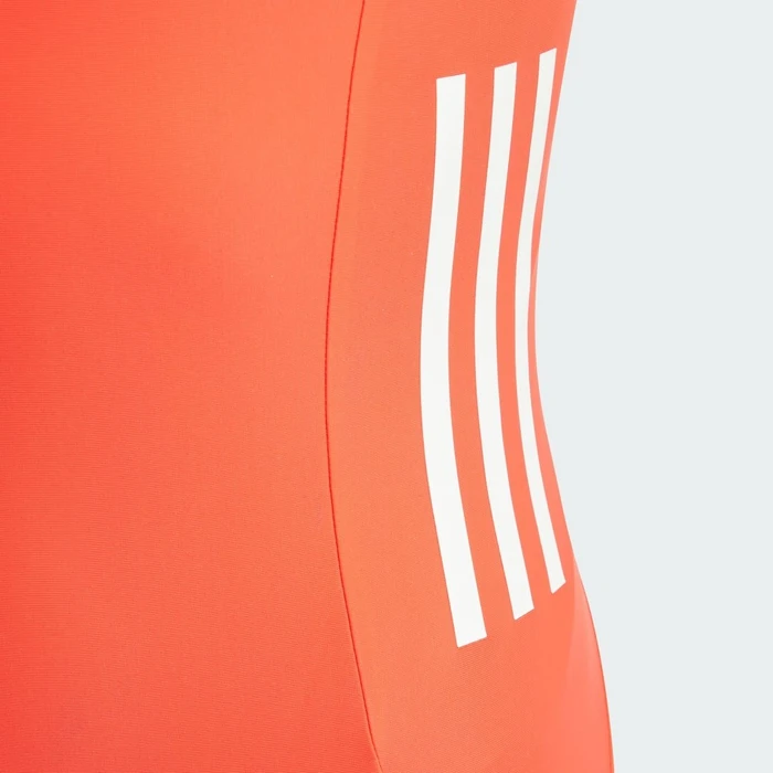 adidas Cut 3-Streifen Badeanzug bright red/white (Junior)