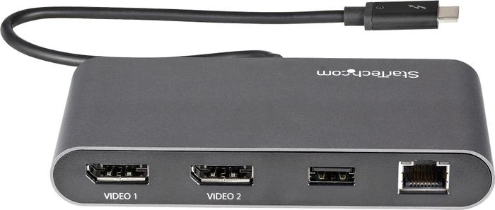 StarTech Thunderbolt 3 Mini Dock, Dual DisplayPort, Thunderbolt 3 [Stecker]