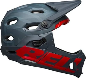 Bell Super DH Spherical Fullface-Helm prime matte blue/crimson