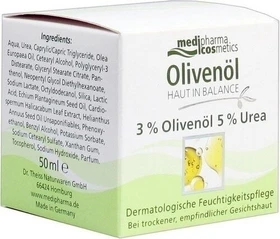 Dr. Theiss medipharma cosmetics Haut in Balance 3% Olivenöl 5% Urea Feuchtigkeitspflege, 50ml