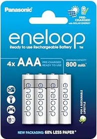 Panasonic eneloop (Gen 5) Micro AAA NiMH 800mAh, 4er-Pack