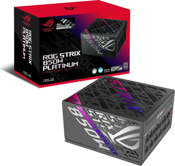 ASUS ROG STRIX 850P Platinum (ROG Equalizer), ROG-STRIX-850P-GAMING-E, 850W, ATX 3.1