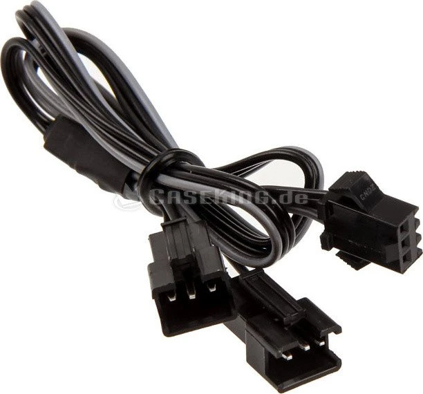 Phanteks 3-Pin Digital RGB Splitter Kabel 40cm, schwarz