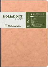 Clairefontaine Notizbuch tabakbraun, A5, glatt, Hardcover, 96 Blatt