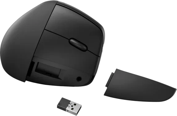 HP 920 Ergonomic Wireless Mouse schwarz, USB/Bluetooth