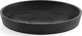 Ecopots Amsterdam Blumentopfuntersetzer rund 15cm dark grey