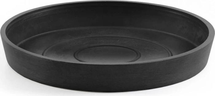 Ecopots Amsterdam Blumentopfuntersetzer rund 15cm dark grey