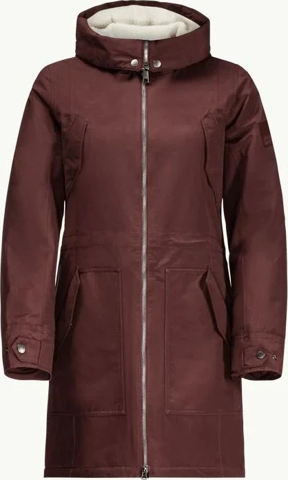 Jack Wolfskin Rocky Point Funktionsmantel cordovan red (Damen)